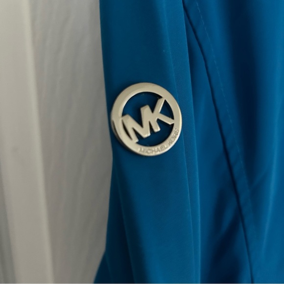 Michael Kors size Medium, Blue Hooded Women's Jacket - Picture 5 of 8
